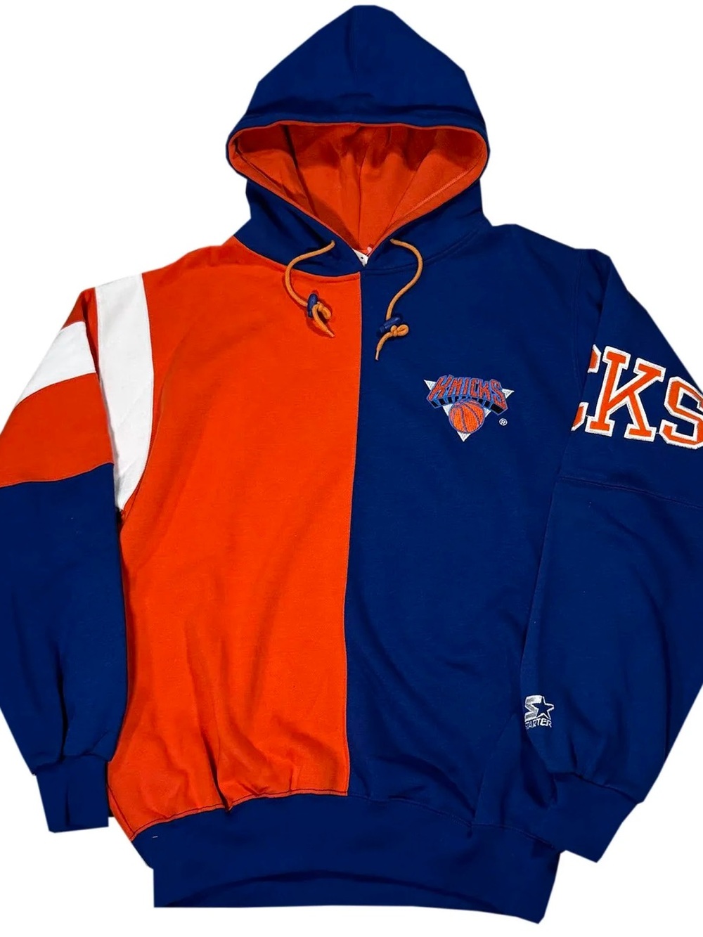 Vintage Starter New York Knicks Split Hoodie (Size XL) NWT